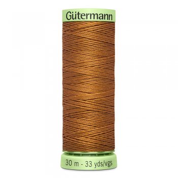 En guldbrun topstitch tråd
