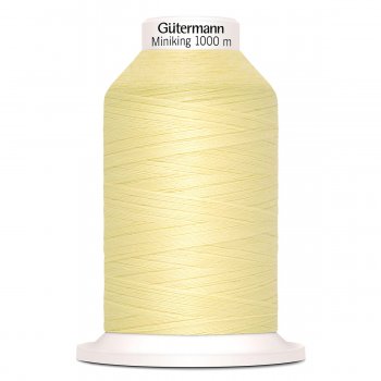 Gütermann Miniking overlocktråd ljusgul nummer 325