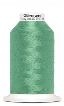 En rulle med jade färgad bulky-lock tråd