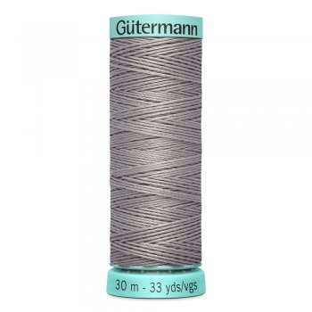 Knapphålssilke Gutermann gra