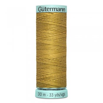 Knapphålssilke Gutermann lejongul