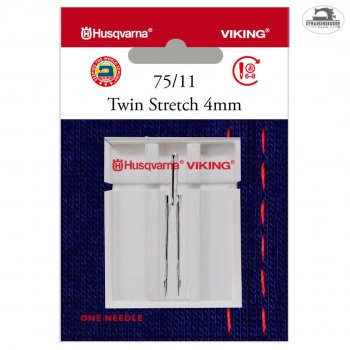 Husqvarna viking tvillingnål stretch 4,0 mm
