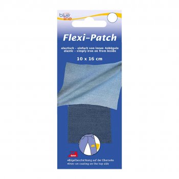 Mörkblå laglapp för stretchiga jeans