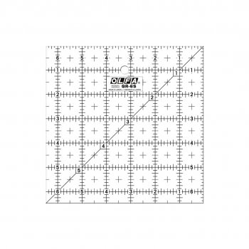 Quiltlinjal Olfa QR-6S 6,5 x 6,5 inch