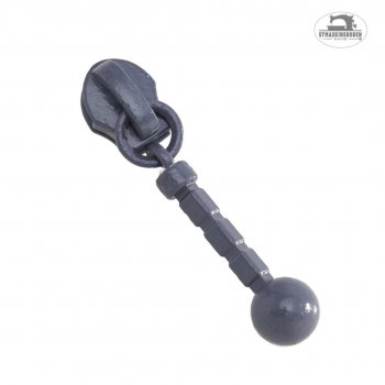 ykk-klapp-rak-med-kula-4mm-morkgra-